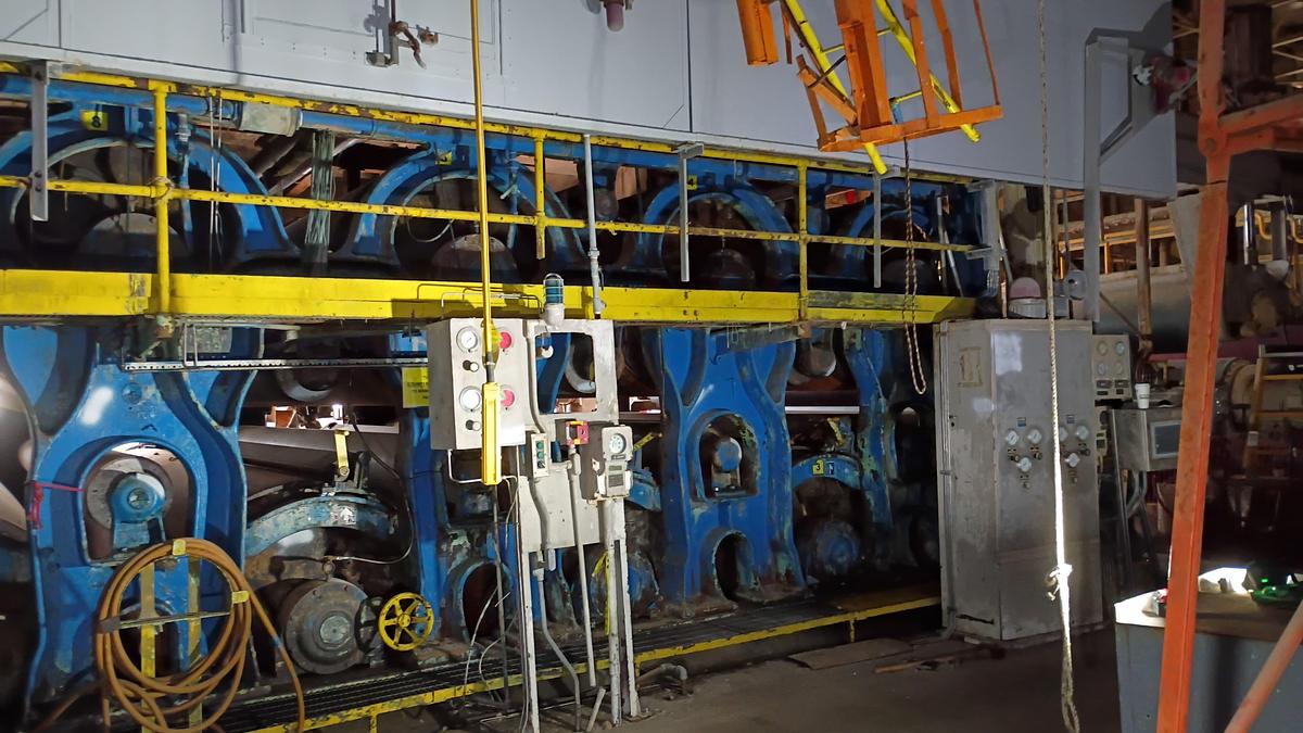 Used GBM Dryer Can Section, (40) 72" Diameter #46694