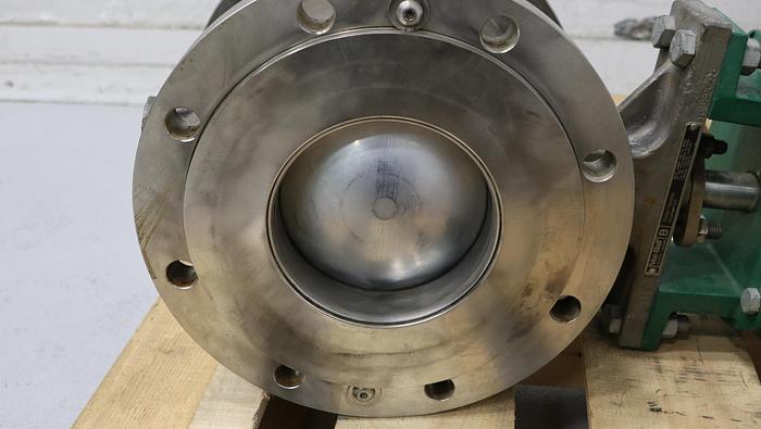 Used Fisher 8" V150 Series B Air Operated Vee Ball Valve #46417