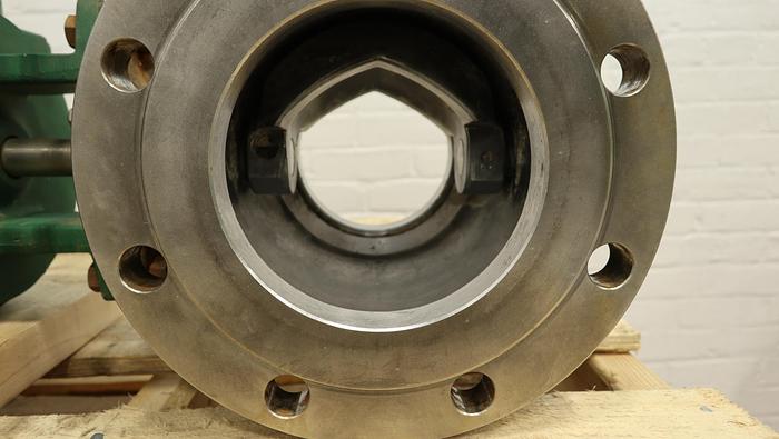 Used Fisher 6" V150 Air Operated Vee Ball Valve #46490