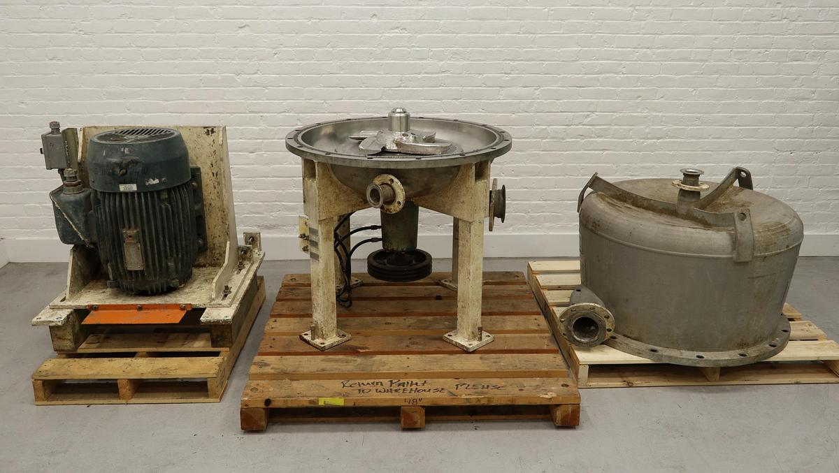 Used Kadant/Black Clawson 40-18 Float Purger With Motor Mount & Toshiba A/C Motor  #46725