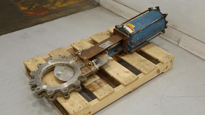 Used Dezurik 10" Air Operated Knife Gate Valve #44764