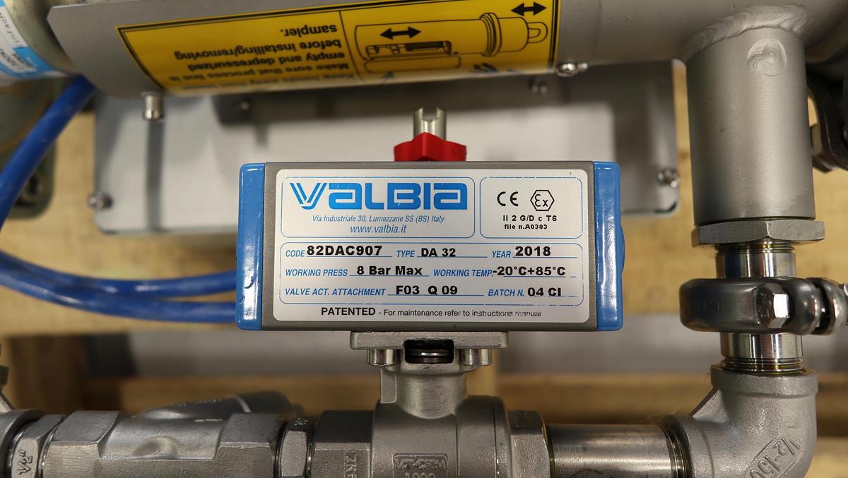 Used Valmet Kappa SD502 Flow Type Sampler #46541