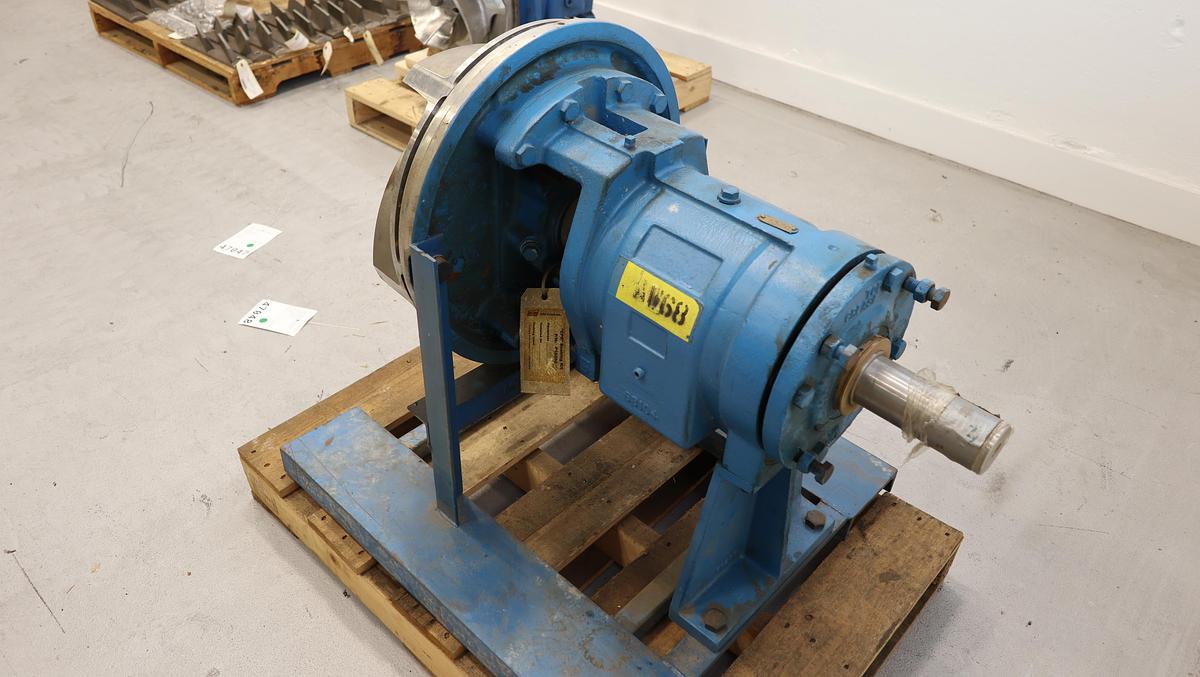 Refurbished Goulds 3180 L Power End with 19" Diameter 6-Vane Impeller & Stuffing Box #47048