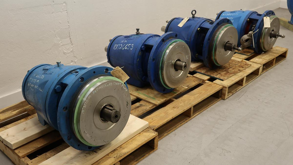 Used Goulds 3175 M Power End With 14" Stainless Steel Stuffing Box #46920