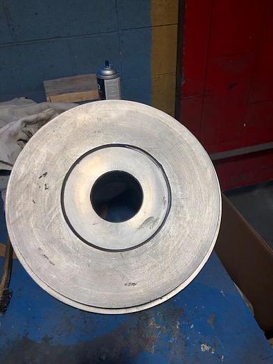 Used Goulds 3175 S, 14" Stainless Steel Suction Side Plate #44721