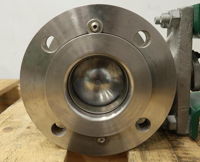 Used Fisher 3" V150 Series B Air Operated Vee Ball Valve #46257