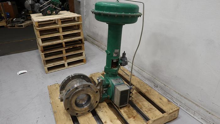 Used Fisher 8" V150 Air Operated Vee Ball Valve #46419