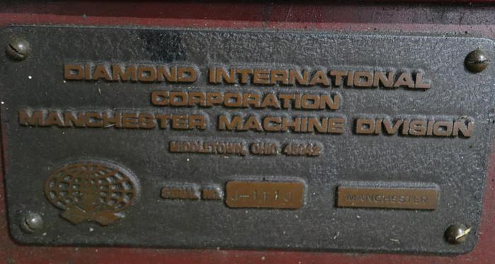 Used Manchester Single Nip 2-Roll Calender #46224