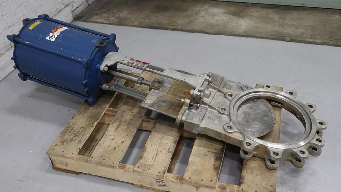 Used Dezurik 12" Air Operated Knife Gate Valve #46408