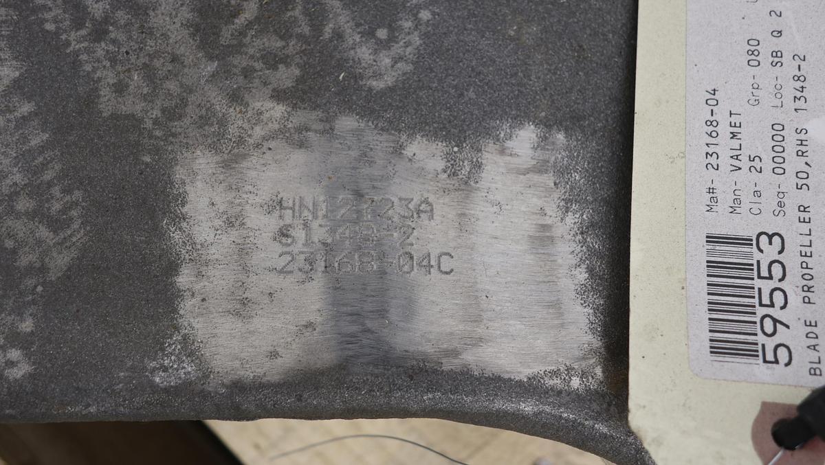 Used Valmet 4-Vane Side Mount Agitator Propeller #47294