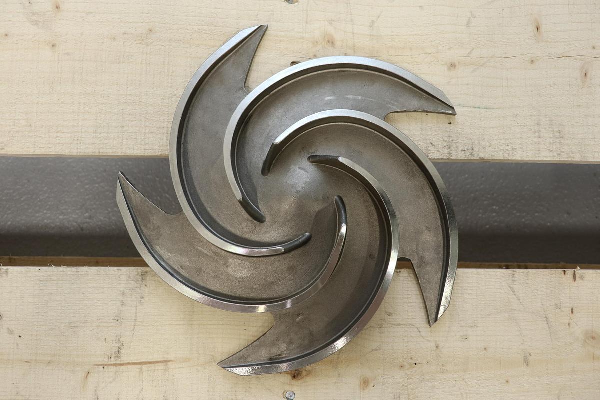 Used Goulds 3196 1.5x3x10 5-Vane Impeller #47490