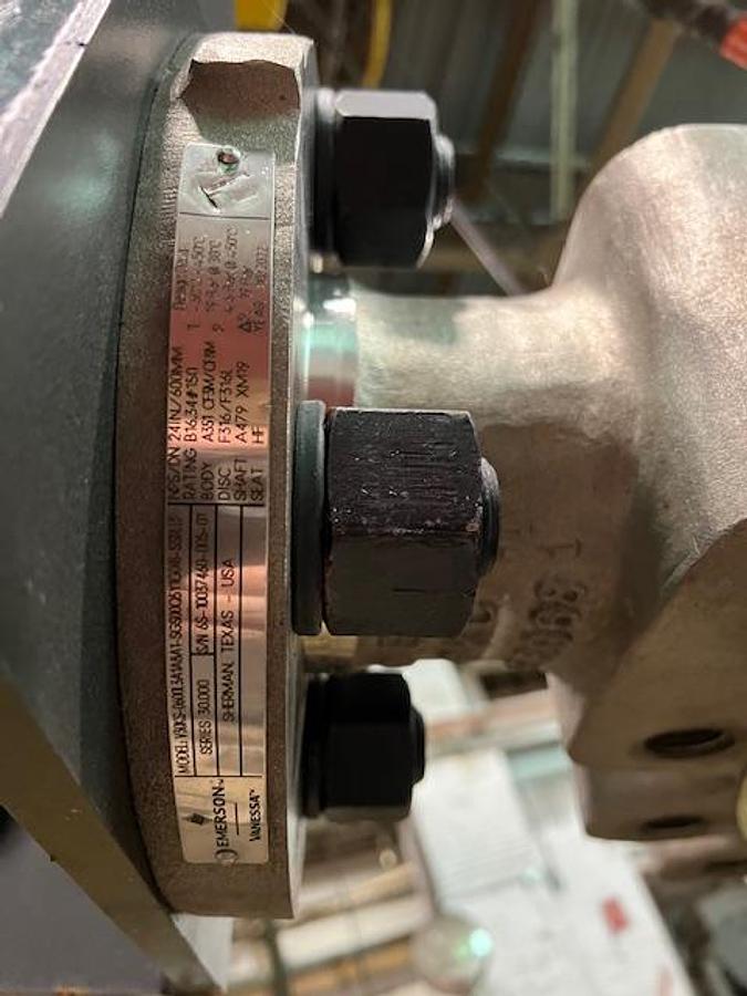 Unused Control Southern Inc. 24" Air Operated Butterfly Valve #46540