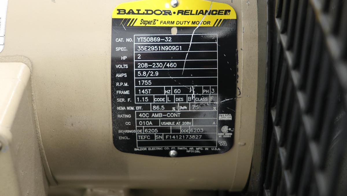 Used Young Touchstone Coil Radiator for Clutch with Baldor A/C Motor #46688