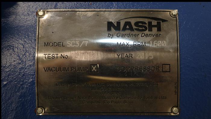 Unused Nash SC3/7 Vacuum Pump #45886