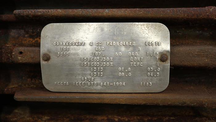 Used Reliance P40G04620 100 HP A/C Motor #45011