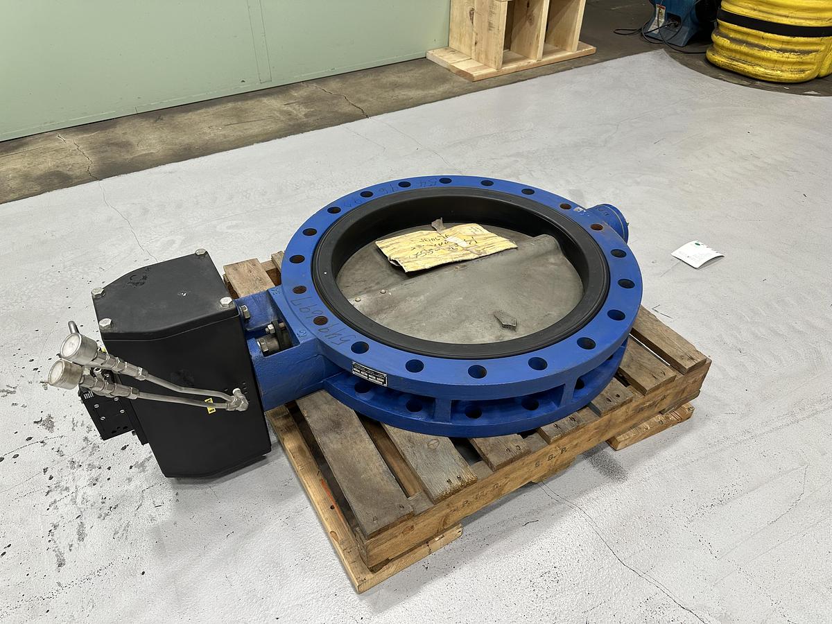 Refurbished Keystone 24" Air Operated Butterfly Valve #46431