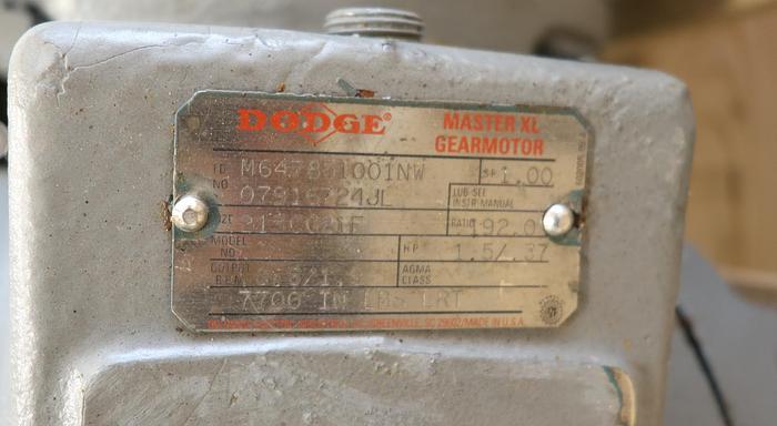 Refurbished DODGE 213CG21F Master XL Gearmotor #46196