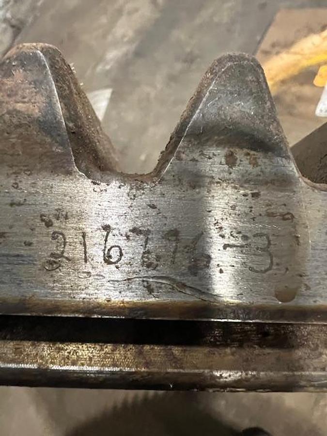 Used Black Clawson #3 Hydrapulper Bull Gear, 84 Teeth, 39.5" Outer, 27" Inner #35474