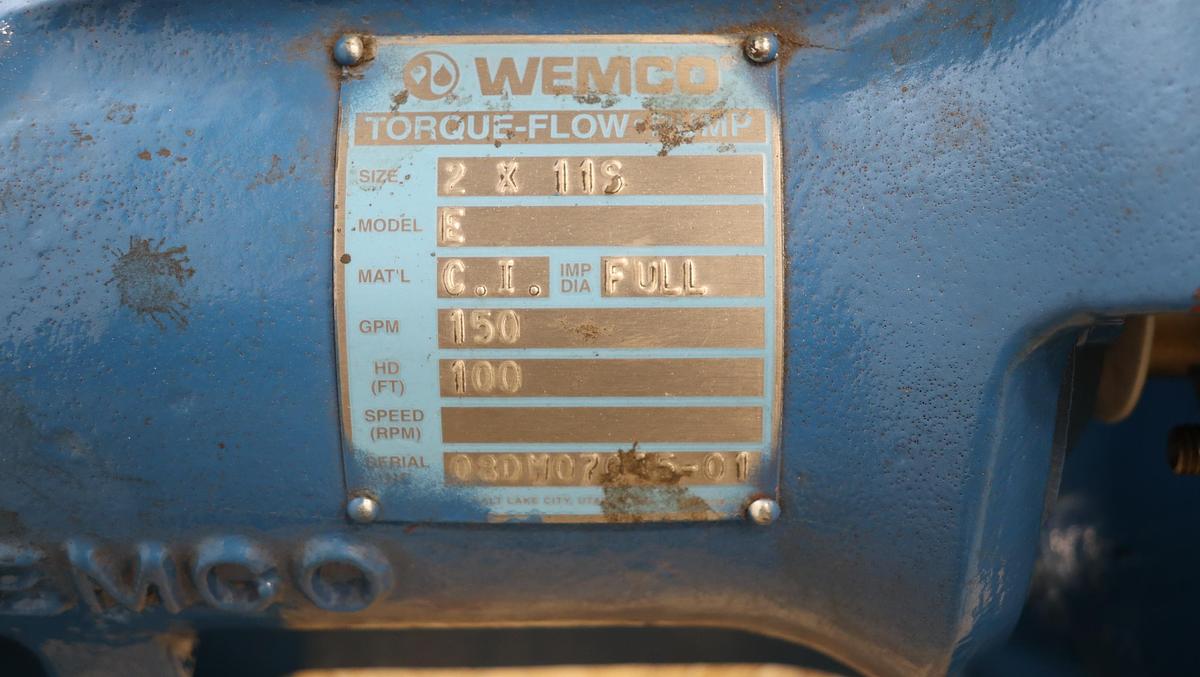 Used Wemco E 2x11S Power End #46691