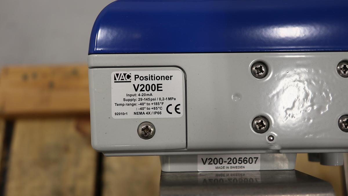 Unused Dezurik 2800079R001 VPB Style 8" Air Operated Vee Ball Valve #47296