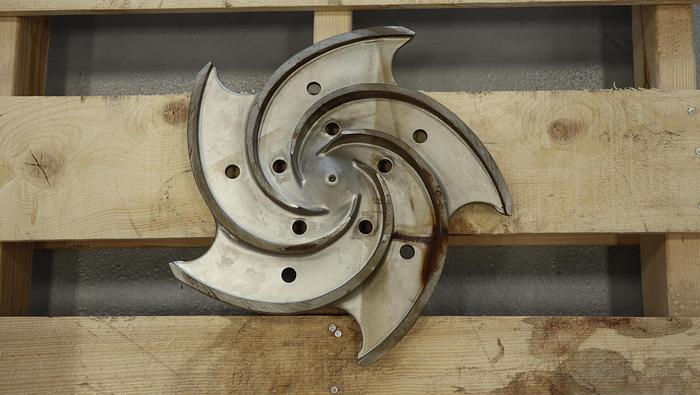 Used Goulds 3196 2x3x13 5-vane Impeller #45045