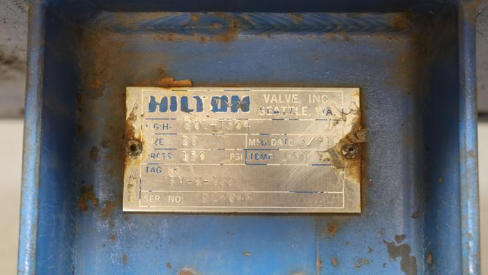 Used Hilton 20" Knife Gate Valve Body #44776