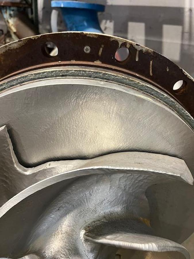 Used Goulds 3175 14x14x22 Pump, Stainless Steel Casing #43746