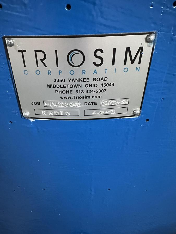 Refurbished Black Clawson #3 Pulper Drive, 4:1 Ratio #47056