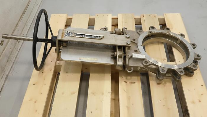 Used Keystone 12" Hand Operated Knife Gate Valve #45931