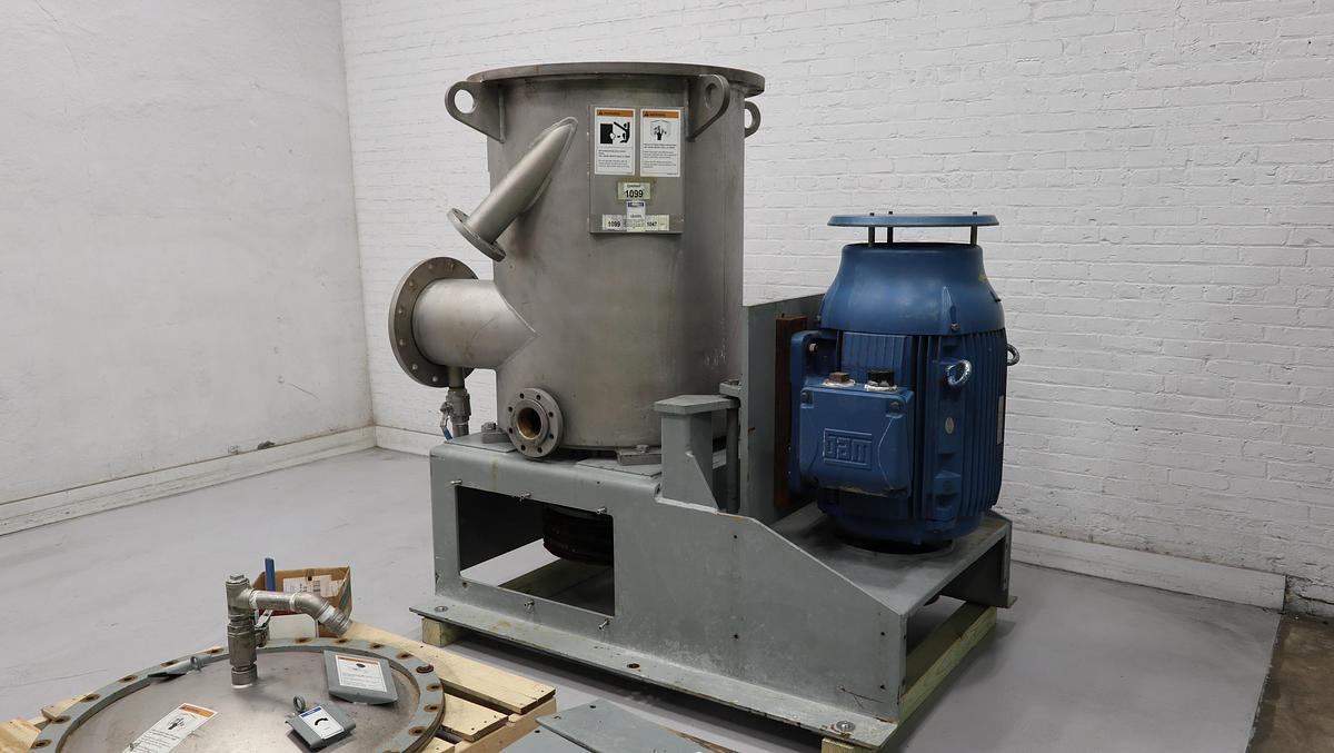 Used Valmet HI-Q 212 L Pressure Screen With Weg A/C Motor #46673