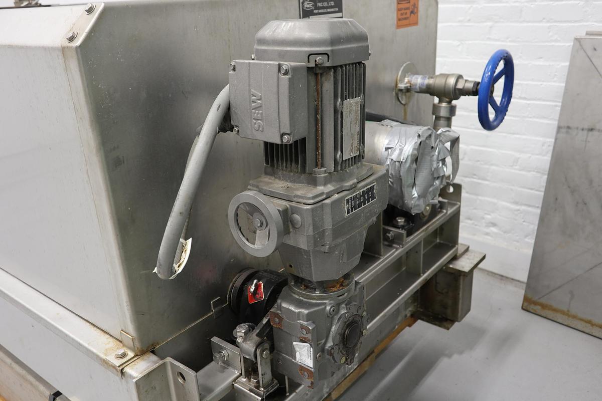 Used FKC Co. RST-S480 X 2000 L Conventional Rotary Screen Thickener #47586