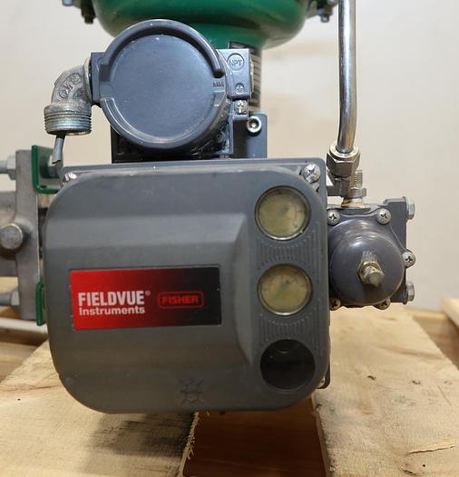 Used Fisher 1.5" V150 Air Operated Vee Ball Valve #46262