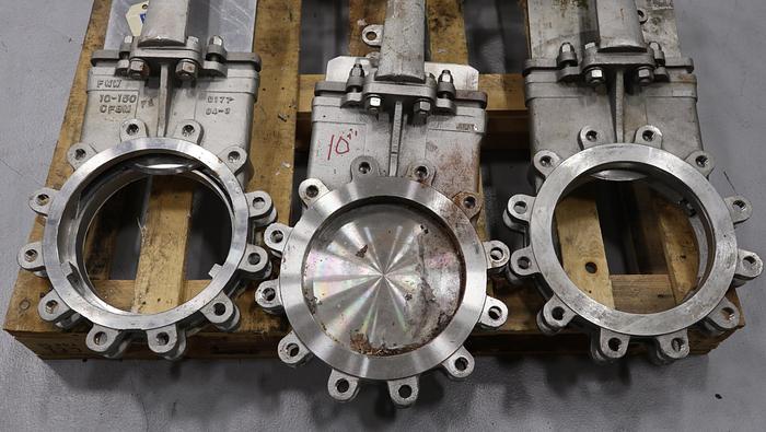 Used FNW 65BM 10" Hand Operated Knife Gate Valve #46360