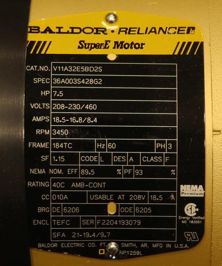 Unused Goulds E-SV ESV 2X2X4-2P-PM 2x2X4 Multi-Stage Pump #45721
