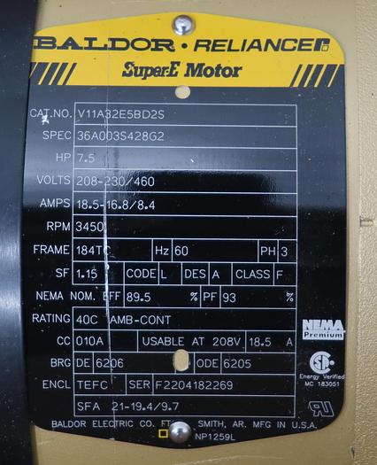 Unused Goulds E-SV ESV 2X2X4-2P-PM 2x2X4 Multi-Stage Pump #45722