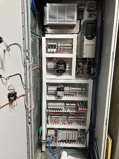 Used 110" WIDE FACE (APPX 106" MAX WEB) LANGSTON TWO DRUM WINDER