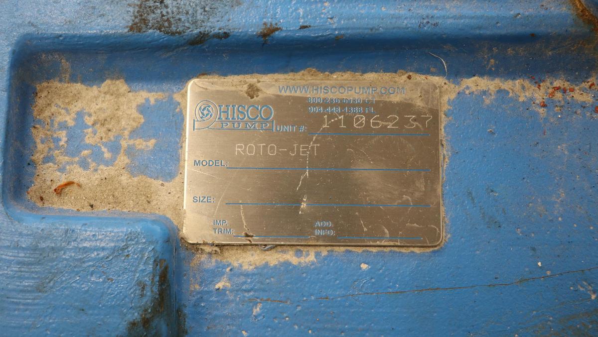 Used Rotojet Pump RGBIV 3X2 High Pressure Pump #47043