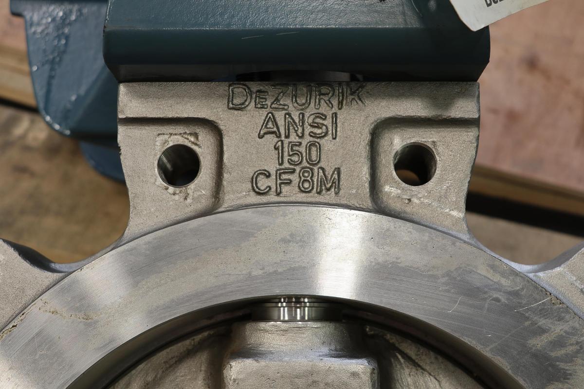 Unused Dezurik BHP 12" Air Operated Butterfly Valve #47506