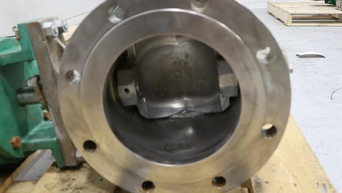 Used Fisher 8" V150 Air Operated Vee Ball Valve #46419