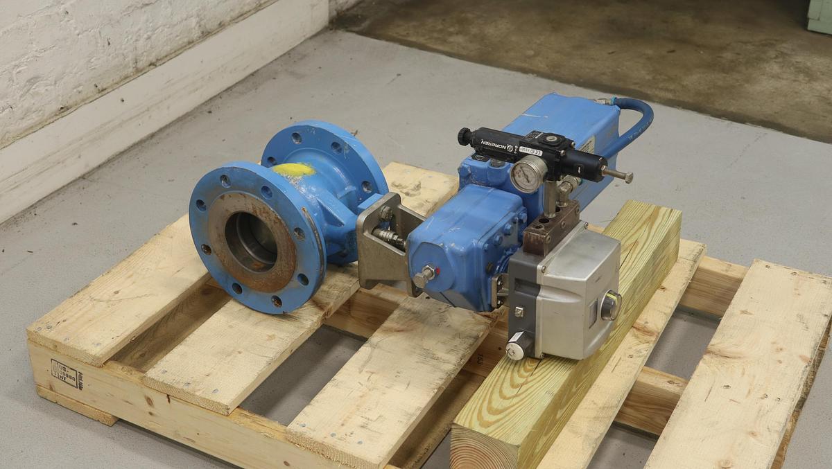 Refurbished Metso Q-RECA04DJJST 4" Vee Ball Valve With Q-Trim Technology #46703