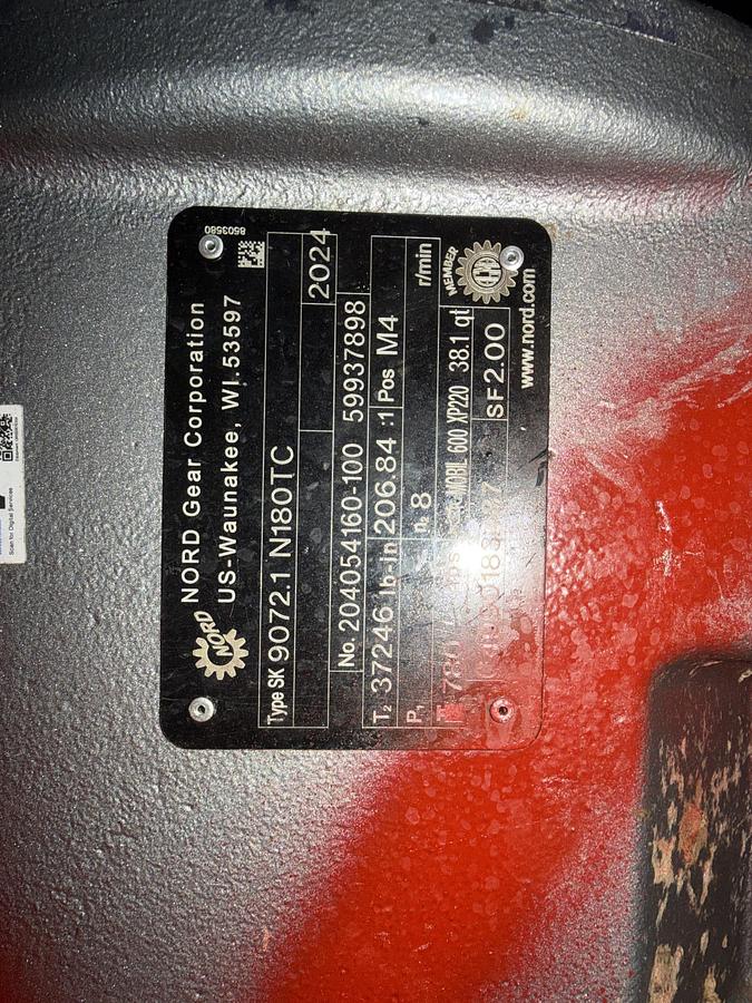 Used RAGGER WITH NORD GEAR SK9072.1-N180TC #47140