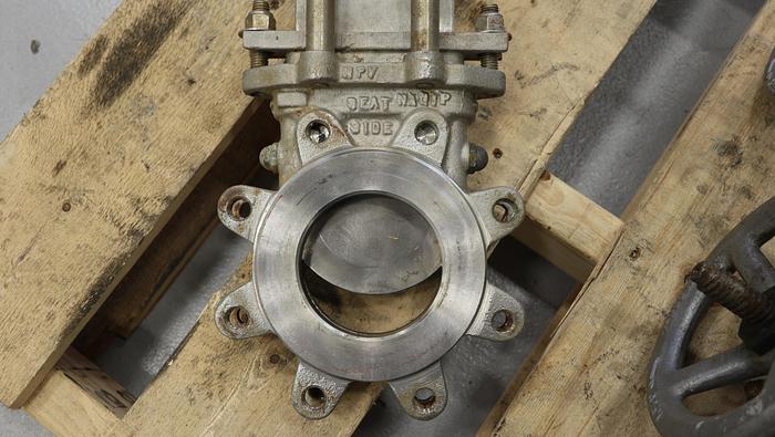 Used NPV 4" Hand Operated Knife Gate Valve #45326
