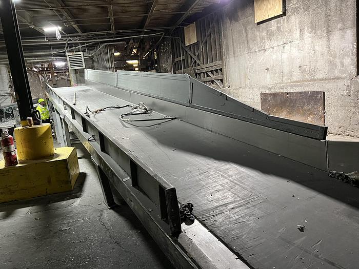 Used Kvaerner Hymac 45' Long 57" Wide Belt Conveyor for Pulper #40626