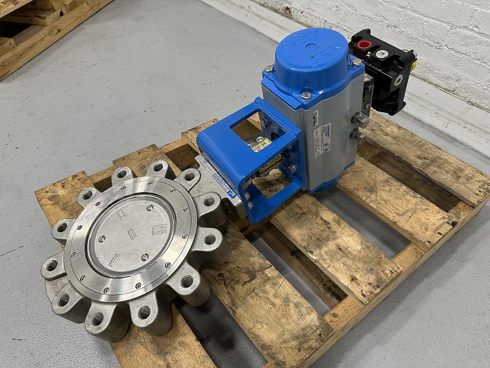Refurbished Jamesbury Model C 8" Air Operated Butterfly Valve #46431