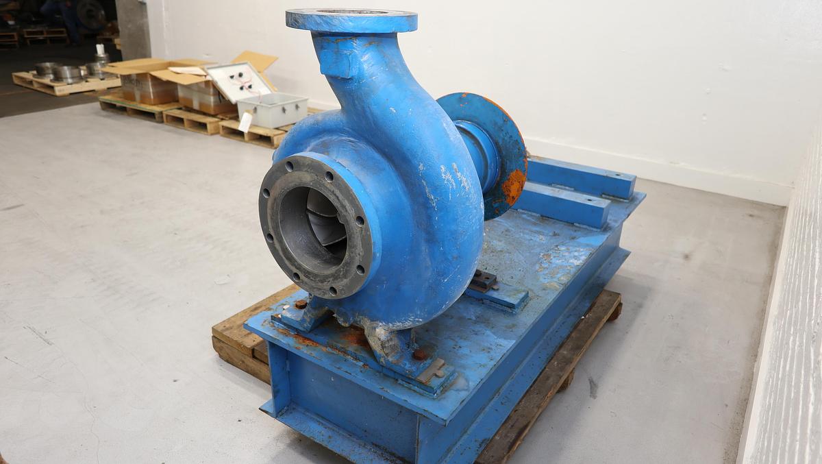 Used Goulds 3196 XLT-X 6x8x15 Pump With Base #47021