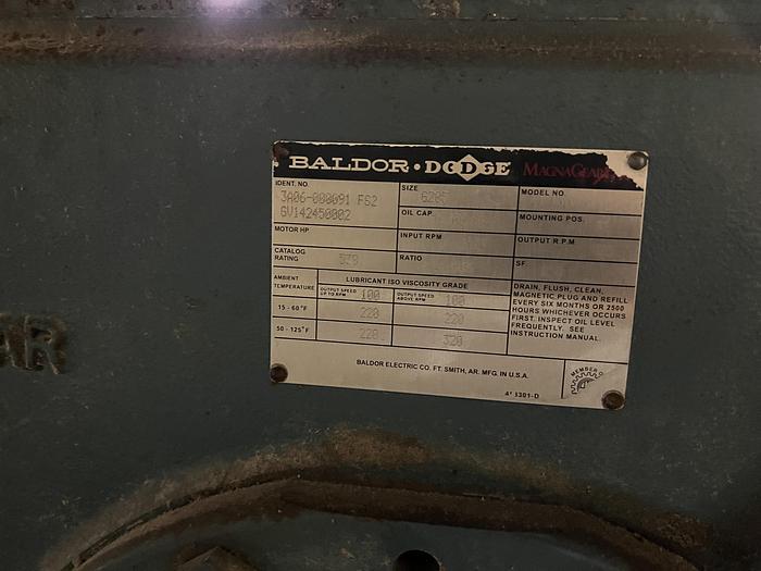 Used Miami Machine 100" Face Press Section With 4 Presses #44966