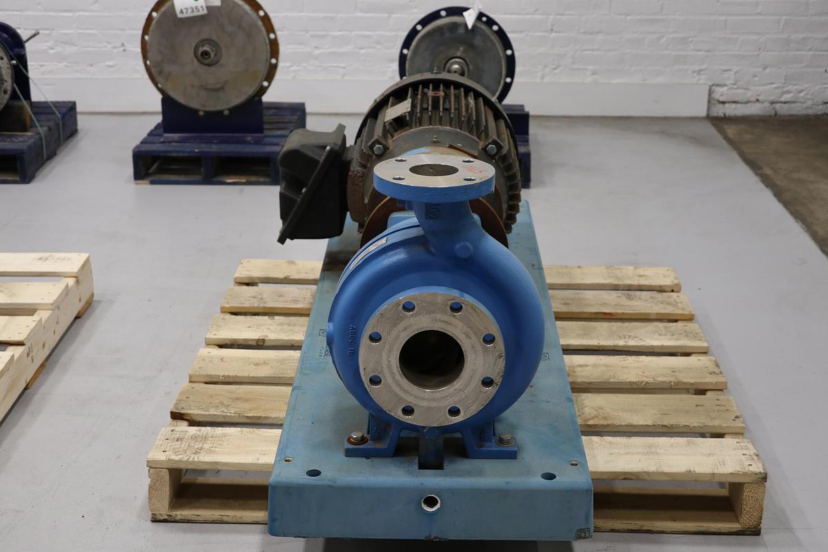 Used Goulds 3196 i-Frame 3x4x10 Pump With A/C Motor & Base #47353