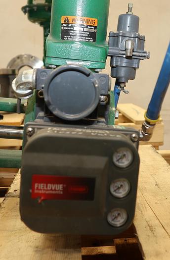 Used Fisher 6" V150 Air Operated Vee Ball Valve #46266