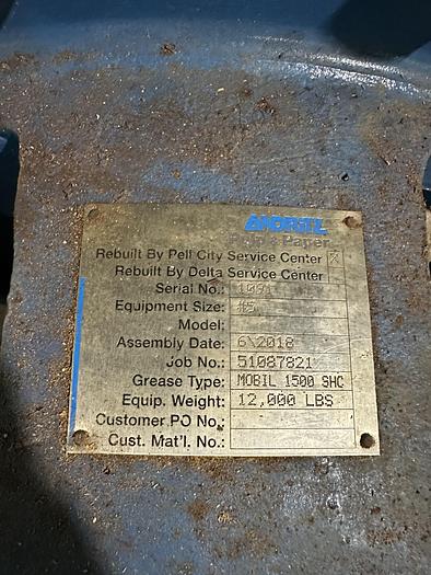 Used Andritz Size 5 Low Pressure Digester Feeder #45526