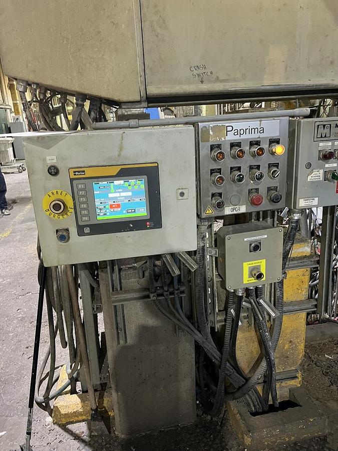 Used 7 Cylinder 110" Recycled Paperboard Machine #47044